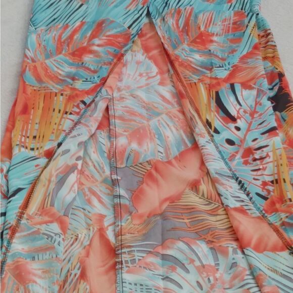Plants Print Split Thigh Pants (size Large) NWT)💜💜💜👍 - Picture 7 of 10